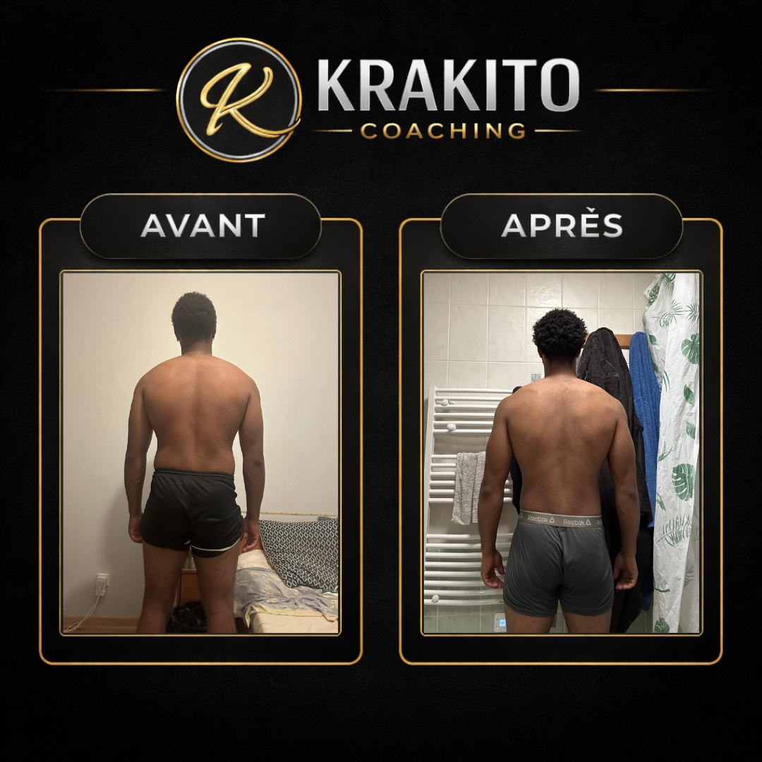 Avant / après de Emeric, dos