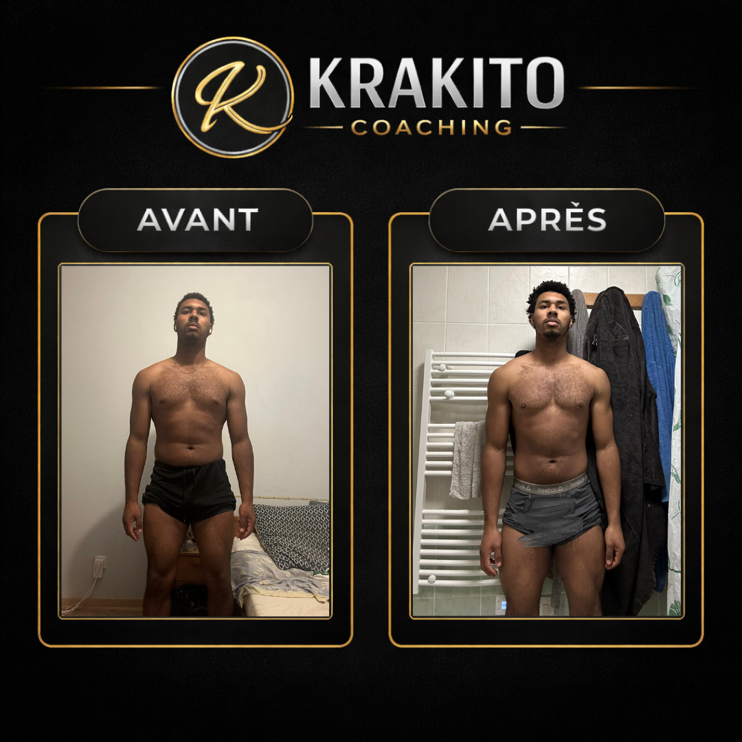 Avant / après de Emeric, face