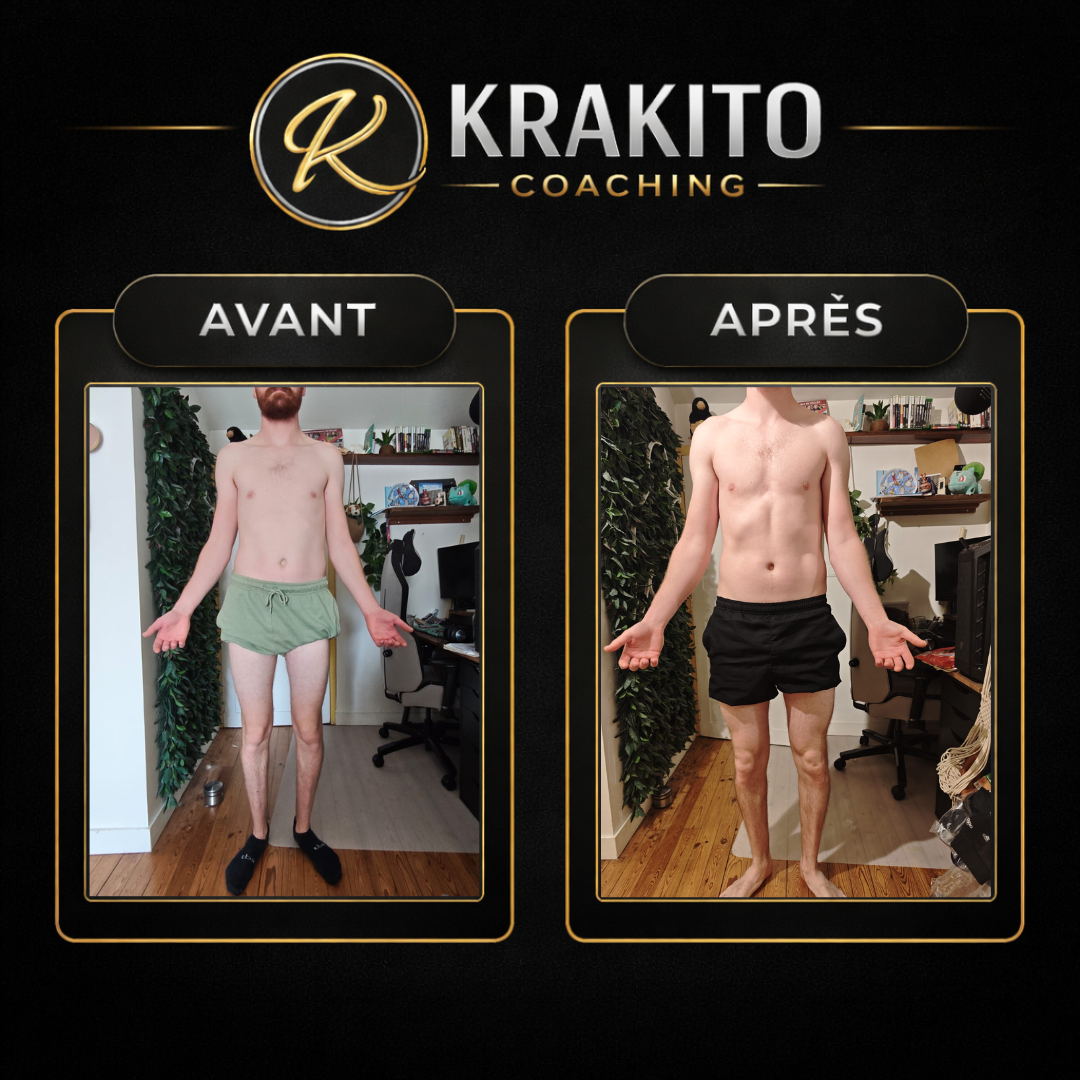 Avant / après de Maxime